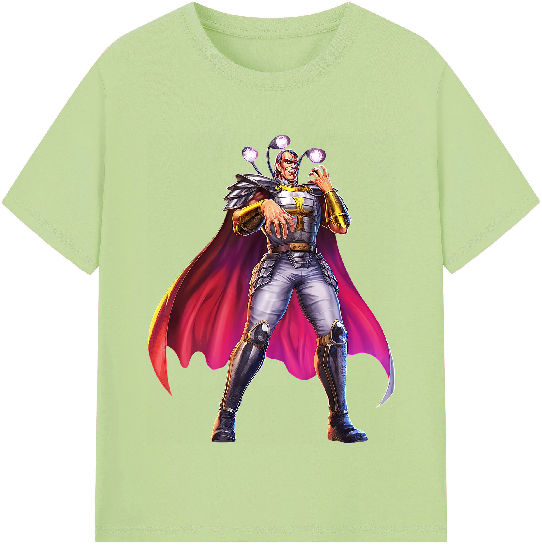 （画像用） 北斗の拳 Fist of the North Star 綿100％半袖Tシャツ（フロントプリント）